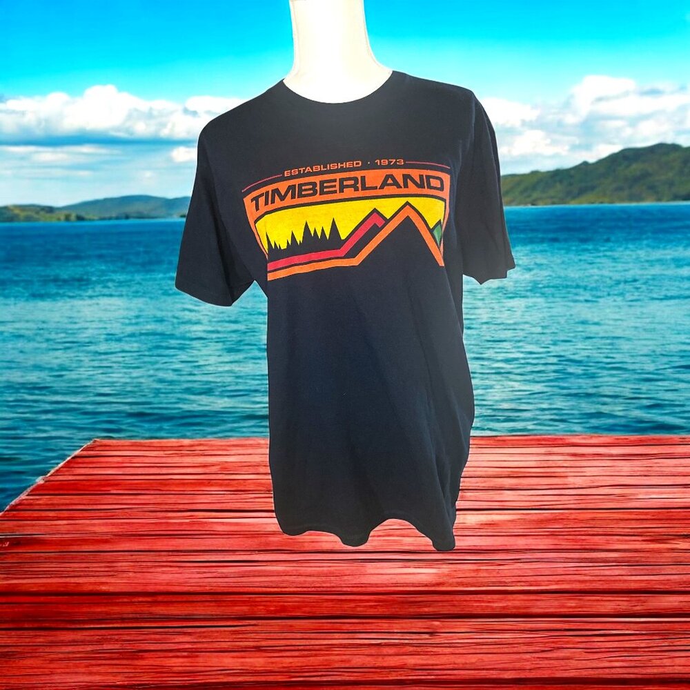 Timberland Tee: Size Woman L, Earthy Tones, Legendary Comfort